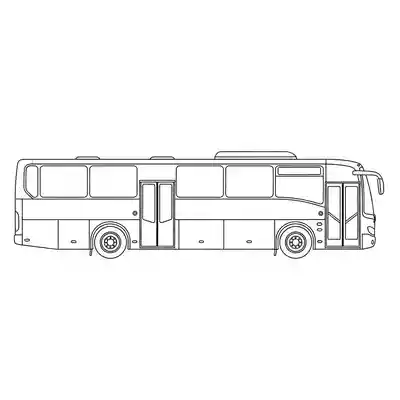 City Bus Drawing Coloring Page (1)