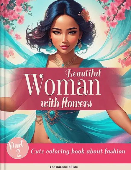 Beautiful Woman with Flowers - Part. 2